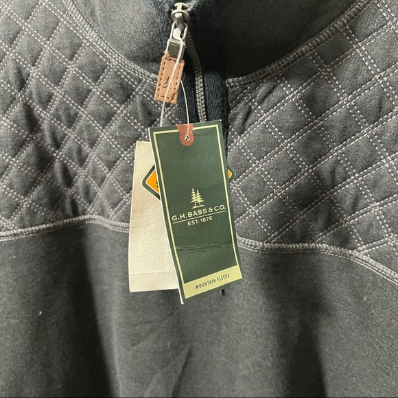 NWT G.H. Bass & Co. Outdoor Zip Neck Flannel Pullover, Size XXL - Picture 8 of 14